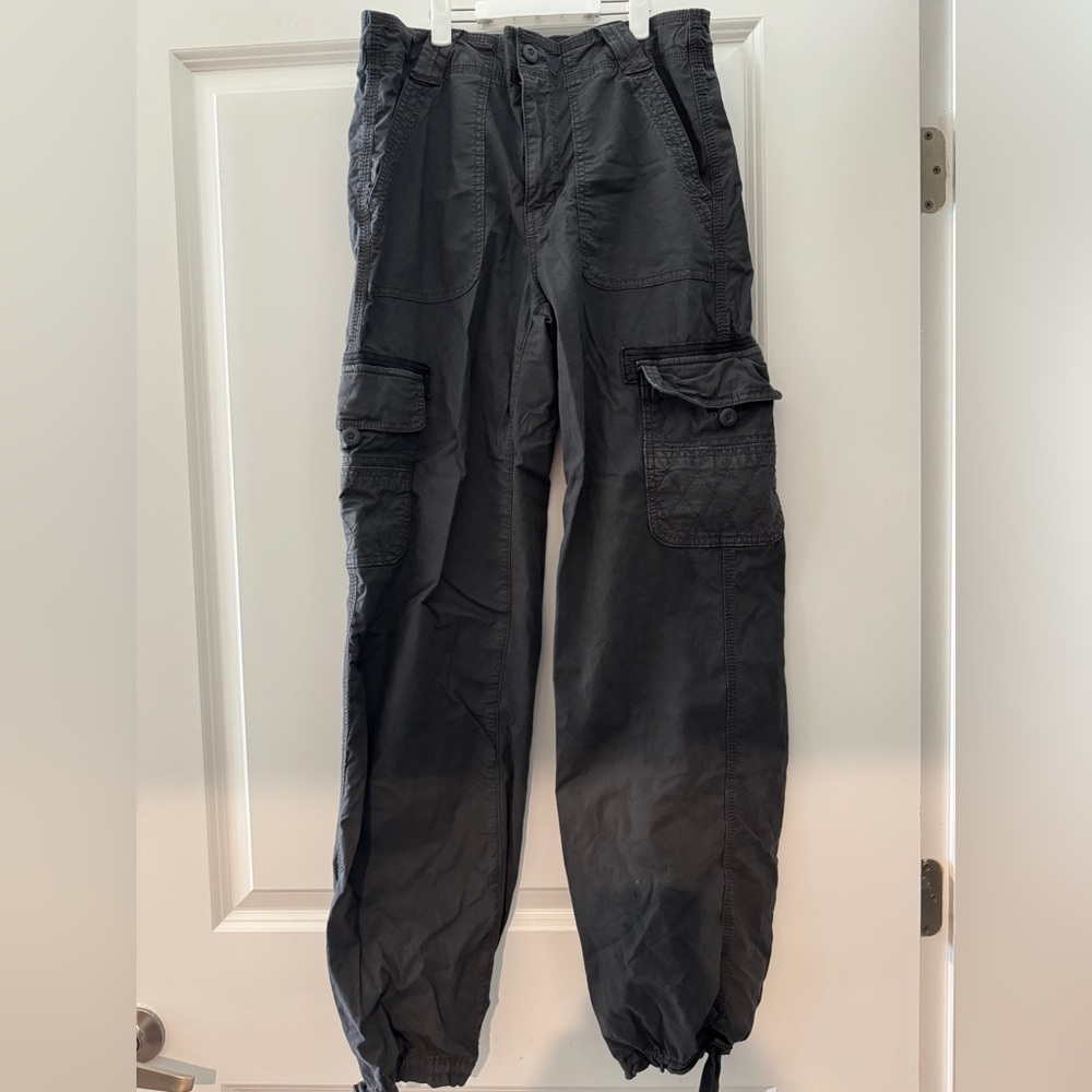 American Eagle Outfitters Charcoal Cargo Pants